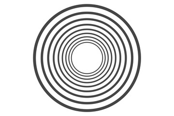 Rotation spin and twist Concept Design. Concentric circles geometric element. Radial element...