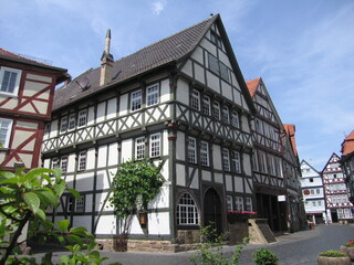 Naklejka premium Fritzlar Fachwerkhaus Zwischen den Krämen