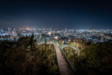 Fototapeta premium 神戸ヴィーナスブリッジの夜景