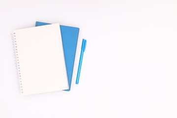 Back to school stationery on white theme