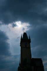 Tower, Old Town Hall, Old Town Square, Prague, Czech Republic, Europe