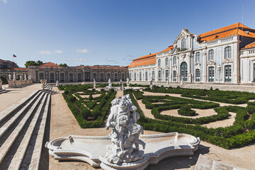 Statue of the National Palace of Queluz, Portugal