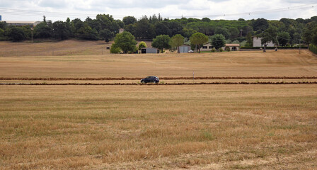 Tuscany landscape, the countryside of Maremma, Montemerano