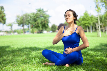 Yoga in the park