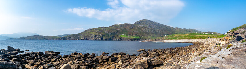 Fototapeta na wymiar Muckross Head is a small peninsula about 10 km west of Killybegs, Co. Donegal Ireland