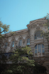 Fototapeta na wymiar Old building in Odessa. Architectural blog. Travel mood.