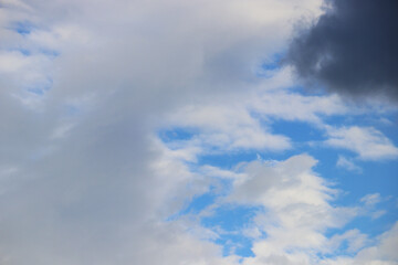 blue sky heaven clouds air wallpaper texture background