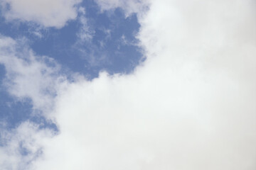 blue sky heaven clouds air wallpaper texture background