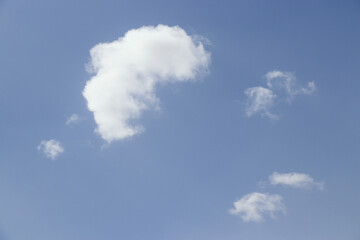 Fototapeta premium blue sky heaven clouds air wallpaper texture background