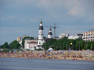 City view from the river   