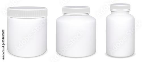Download Supplement Bottle White Mockup Vitamin Pill Jar Isolated Template Powder Container Canister Pack For Sport Nutrition Product Fitness Food Can Pharmacy Tablet Or Capsule Illustration Wall Mural Sergej Bajbak