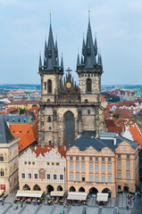 Fototapeta premium Old Town Square, Prague, Czech Republic, Europe
