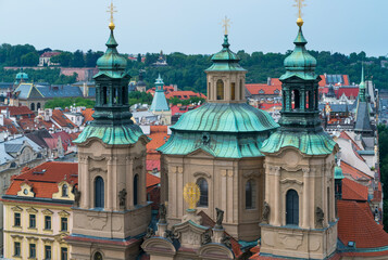 Church of St. Nicholas, Old Town Square, Prague, Czech Republic, Europe