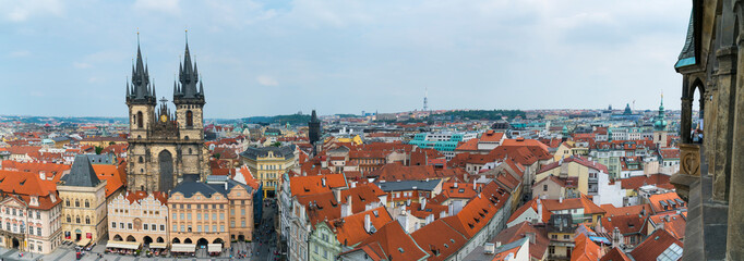 Church of Our Lady before Týn, Old Town Square, Prague, Czech Republic, Europe