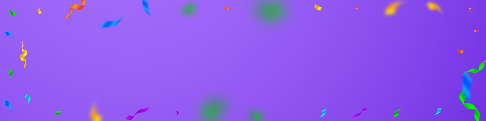 Streamers and confetti. Colorful streamers tinsel 