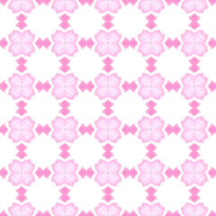 Ikat repeating  swimwear design. Orange authentic 