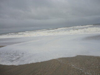 waves on the beach