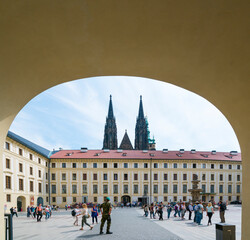 Prague Castle, Prazsky hrad, Prague, Czech Republic, Europe