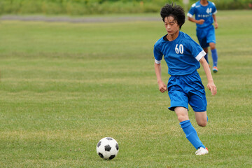 サッカー　フットボール © makieni