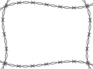 有刺鉄線フレーム 3