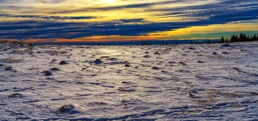 Autumn Sunset in the Mountains/Schoeckl