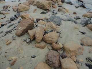 stones on the beach
