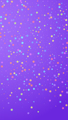 Festive imaginative confetti. Celebration stars. C