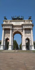 Obraz premium Milan Milano Arch / Europa Triumphal Arch Milano Milan Italy