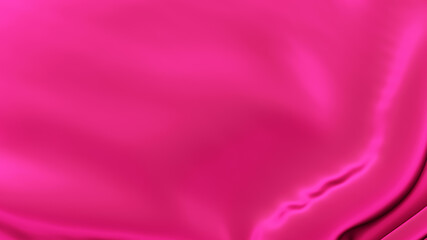 Pink silk. Beautifully laid fabric. Glamour horizontal background. High resolution.