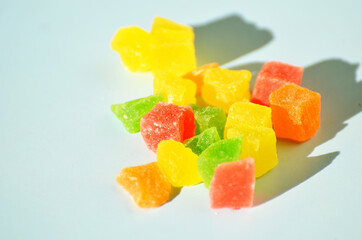 candied fruit of pineapple,photo