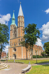 Fototapeta na wymiar Historic Katarinenkirche church in the center of Braunschweig, Germany