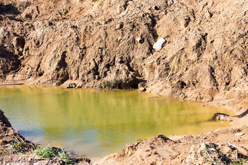 Landslide caused by torrential rains of Hurricane CHRISTIE.