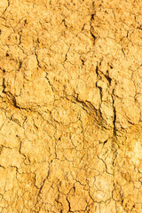 Clay dried with cracks, texture that can be used as material