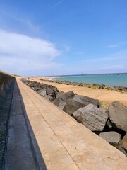 Beach and Rip Rap