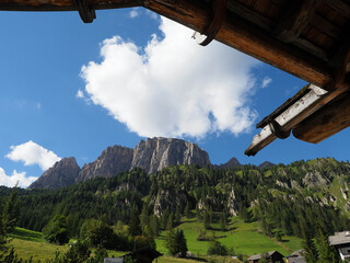 scenic landscape view from Colfosco