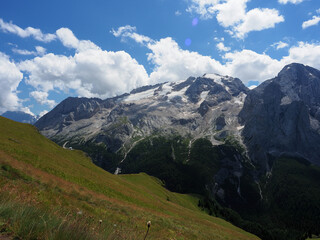 Fantastic landscape view of Marmolada