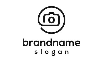 Fototapeta premium Simple Camera logo design vector