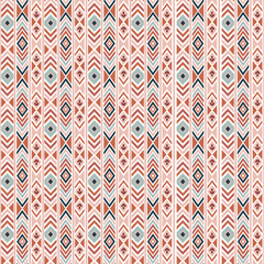 Bohemian, modern boho chic seamless pattern with hand drawn flowers,abstract shapes in hand drawn style. Vector boho seamless repeating background, digital paper, fabric, wallpaper, wrapping paper.