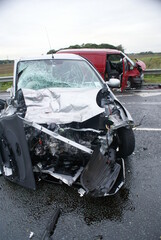 Hi Impact road traffic collision, car crash, police incident