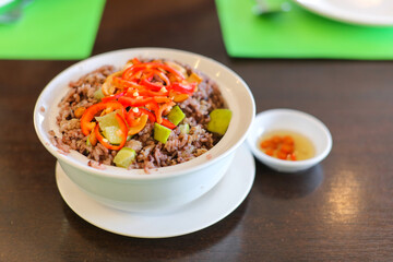Rice Mixed with Shrimp paste