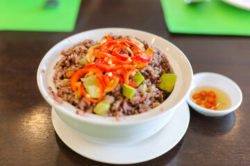Rice Mixed with Shrimp paste