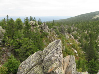 rocks in the mountains