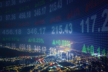 Obraz na płótnie Canvas Graph business finance stock market