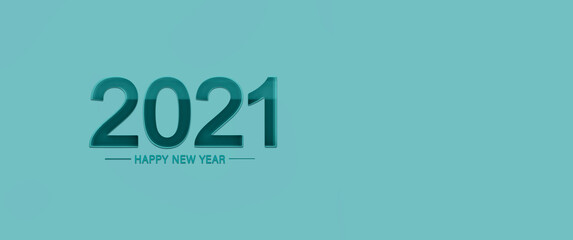 frohes neues jahr banner, 2021 nummer in 3d mit glitzernden diamanten besetzt, elegant goldener text schlicht und minimalistisch, luxuriöse grußkarte für festlichen anlass, konzept und vorlage