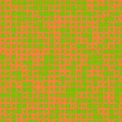 Abstract Color Halftone Dots generative art background illustration