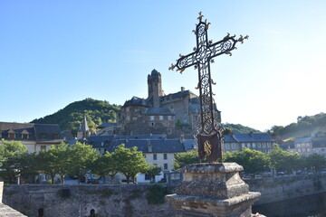 Estaing, village, saint-jaques de Compostelle, Aubrac