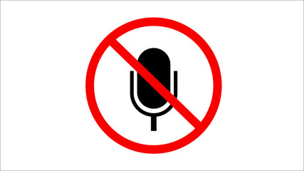 Prohibiting signs.Do not record audio