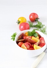 fresh vegetable salad