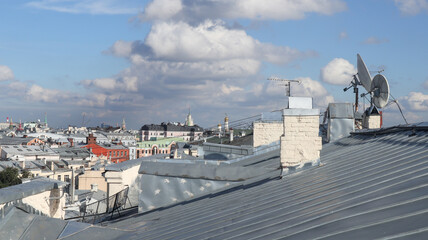 panorama of moscow russia