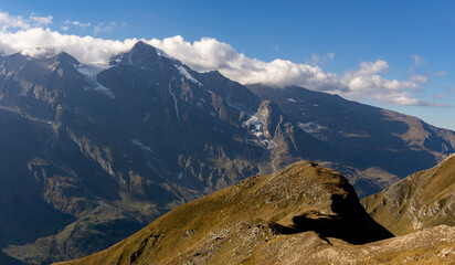 Rugged mountain landscape in the Austrian Alps
